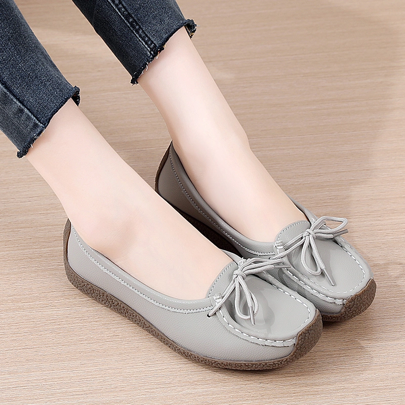 Booming Selling Lace up Luxury Shoes Women Casual Shoe Flats Loafers Ladies Woman Loafer Female Footwear