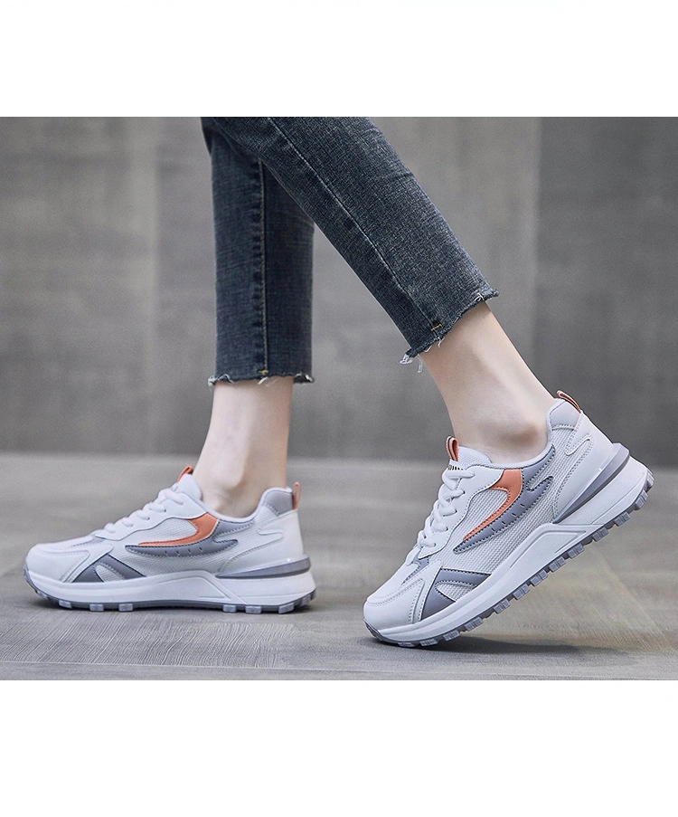 Custom New Arrivals Lace-up Breathable Girl Forrest Gump Shoes Ladies Casual Chunky Sports Fashion Running Shoes for Women