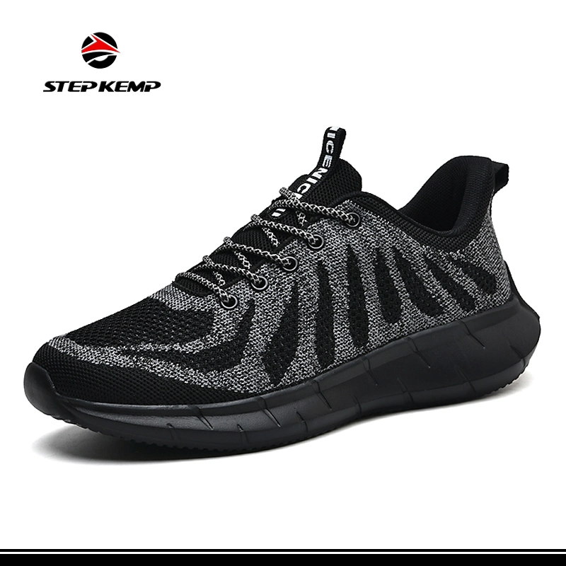 Comfortable Soft Walking Shoes Knit Running Slip-on Lightweight Sneakers Ex-24r2063