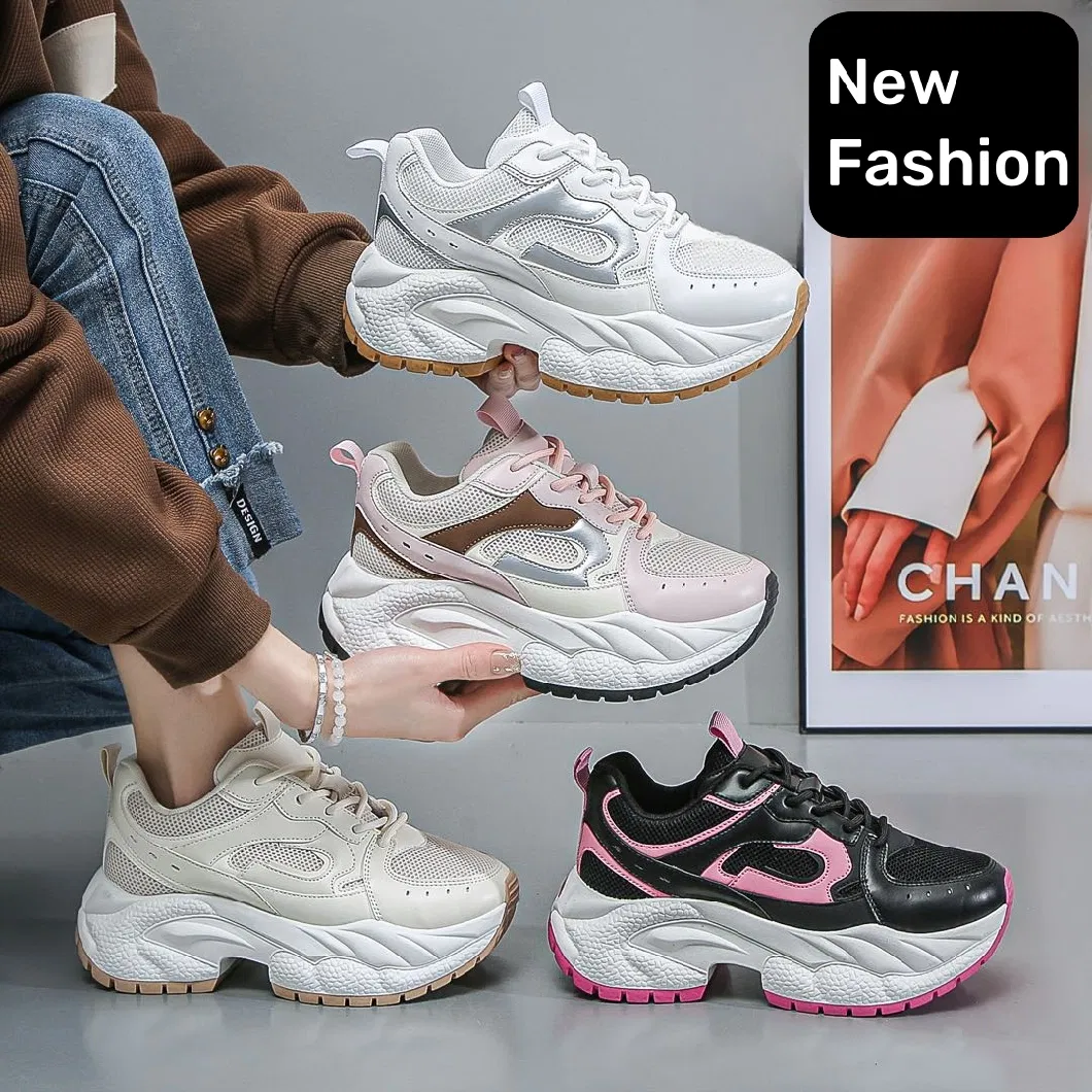 China Travel Wholesale Womens Heightening Sneaker Shoes Youth Fashion Sports Casual Shoe Hoka