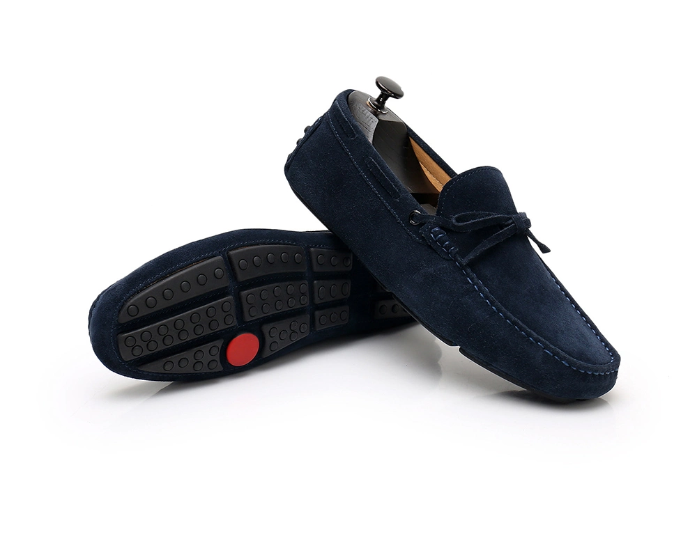 2024 Original Man Shoe Factory Leather Shoes Manufacturing Suede Loafer Mocassin Shoes for Men