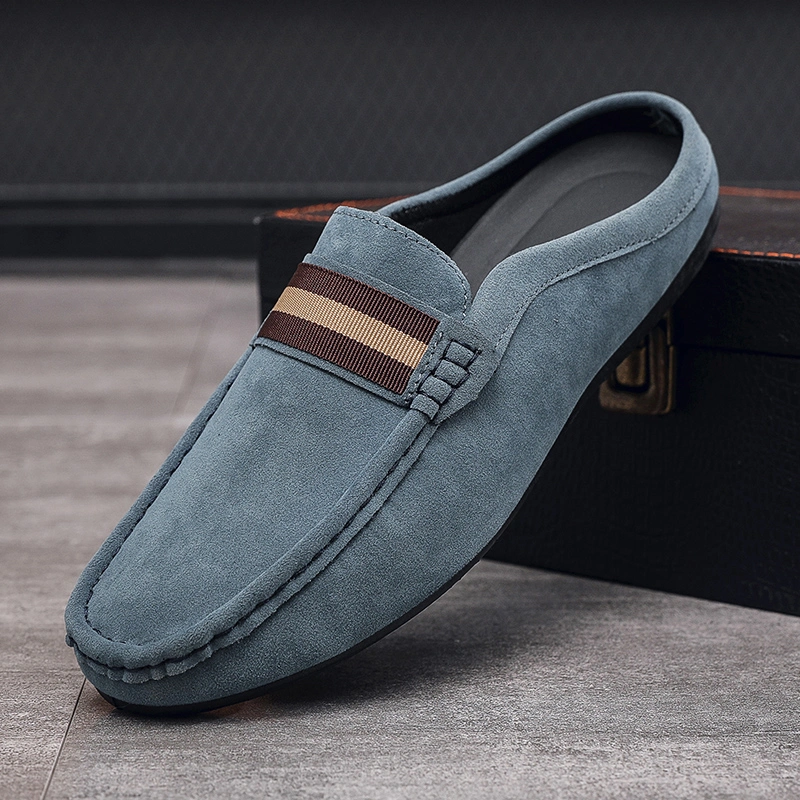 Men Casual Walking Style Smart Suede Leather Shoes Summer Style Loafers Mocasin Dress Shoes