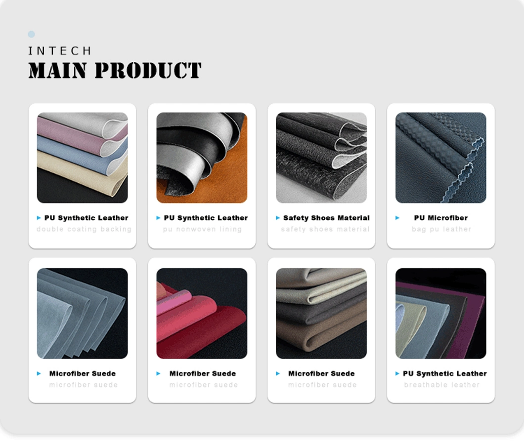 Designer Brand Artificial Microfiber PU Leather Bonded Genuine Leather Bag / Shoe Making Material