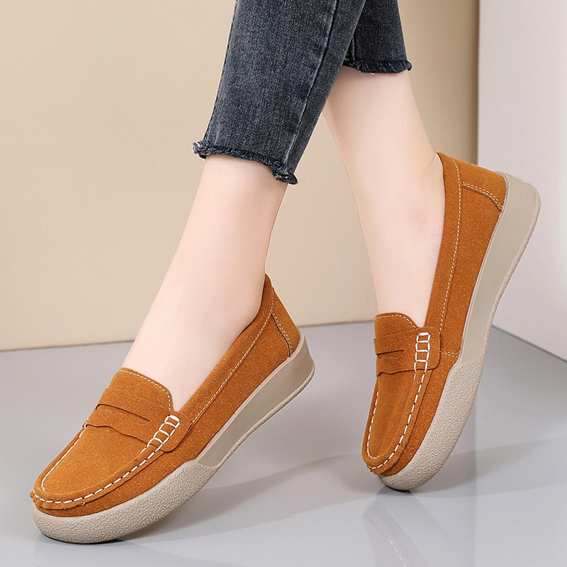 Dignified Cozy Casual Shoes Women Fashion Shoe Flats Platform Shoes Woman Dress Loafers