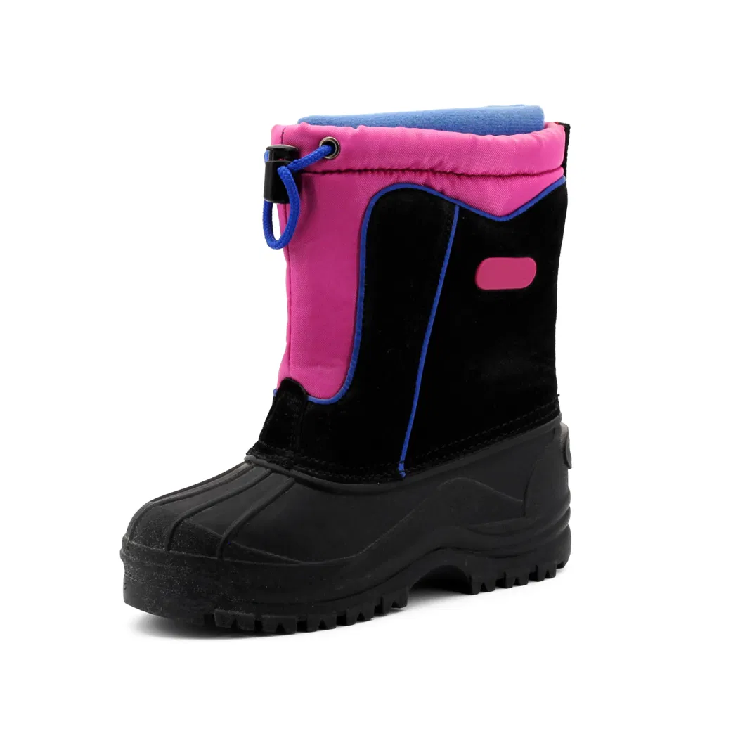 Wholesale Kids Girls Winter Warm Snow Boots Thermal Hiking Waterproof Lightweight Footwear Shoes