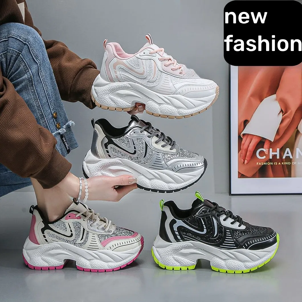 China Travel Wholesale Womens Heightening Sneaker Shoes Youth Fashion Sports Casual Shoe Hoka