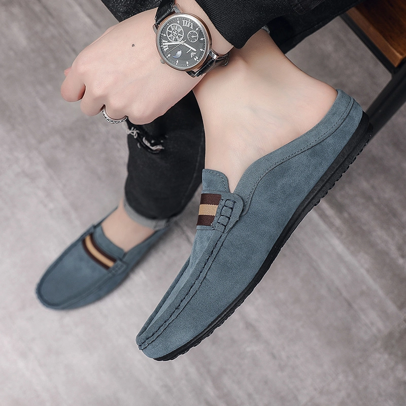 Men Casual Walking Style Smart Suede Leather Shoes Summer Style Loafers Mocasin Dress Shoes