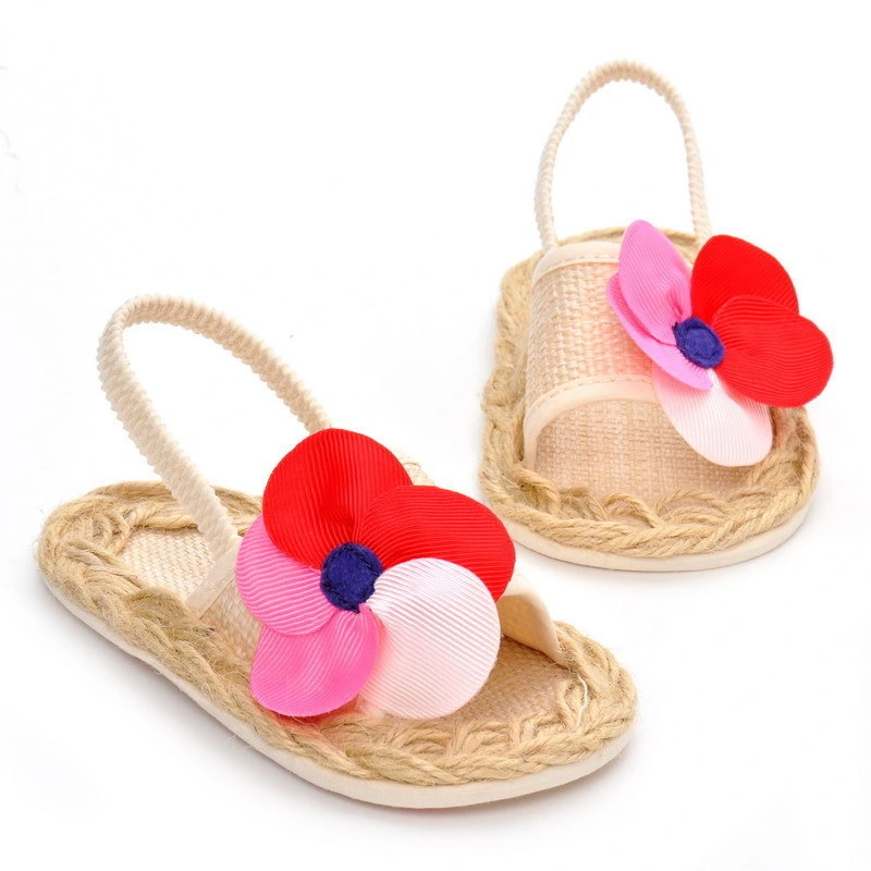 Infant Baby Girls Sandals, Anti-Slip Summer Toddler Flats First Walkers Shoes Esg11652