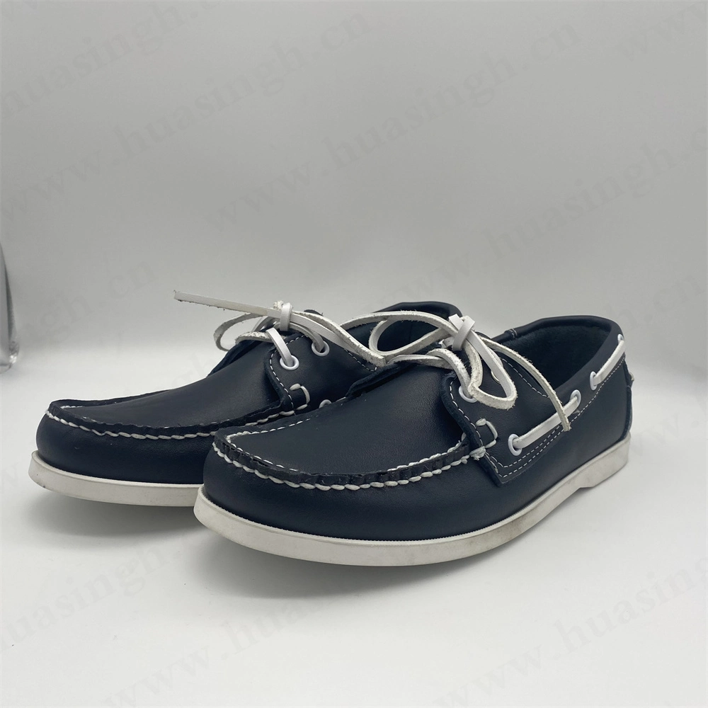 Lxg, Lace-up Dark Blue Oxfords Loafer Shoe for Male/Female Hsw080