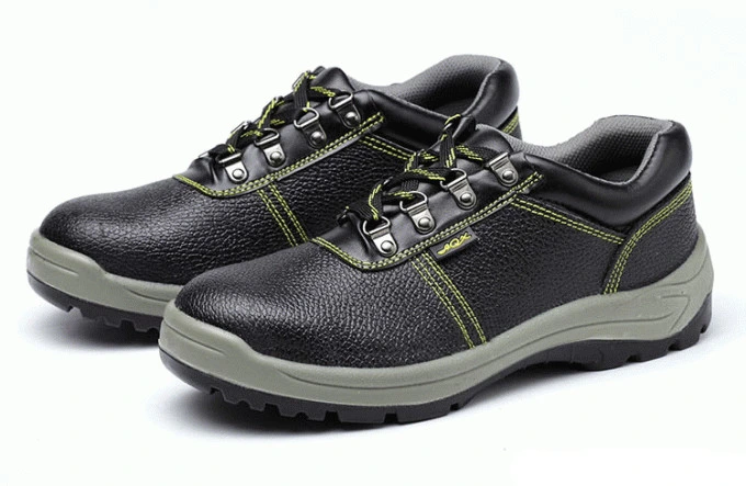 Genuine Leather PU Sole Confortable Anti-Slip Safety Shoes Working Shoes in Guangzhou