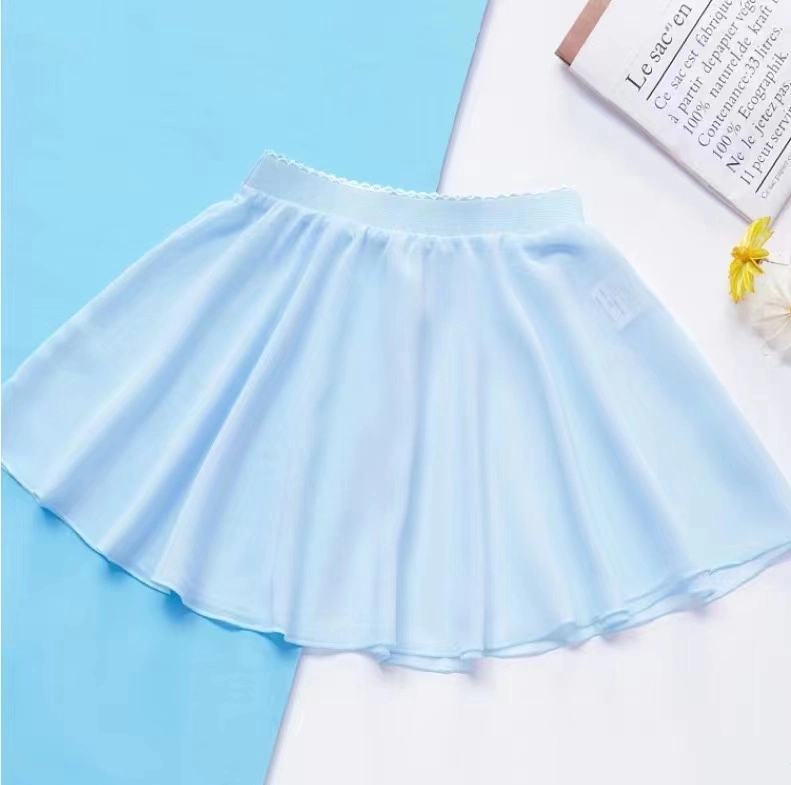 Dance Training Kids Girls Chiffon Mini Ballet Skirts