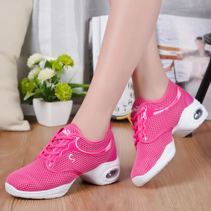 Top Selling Black Tennis Dance Sneakers Jazz Tango Shoes Girls Modern Sport Shoes Women