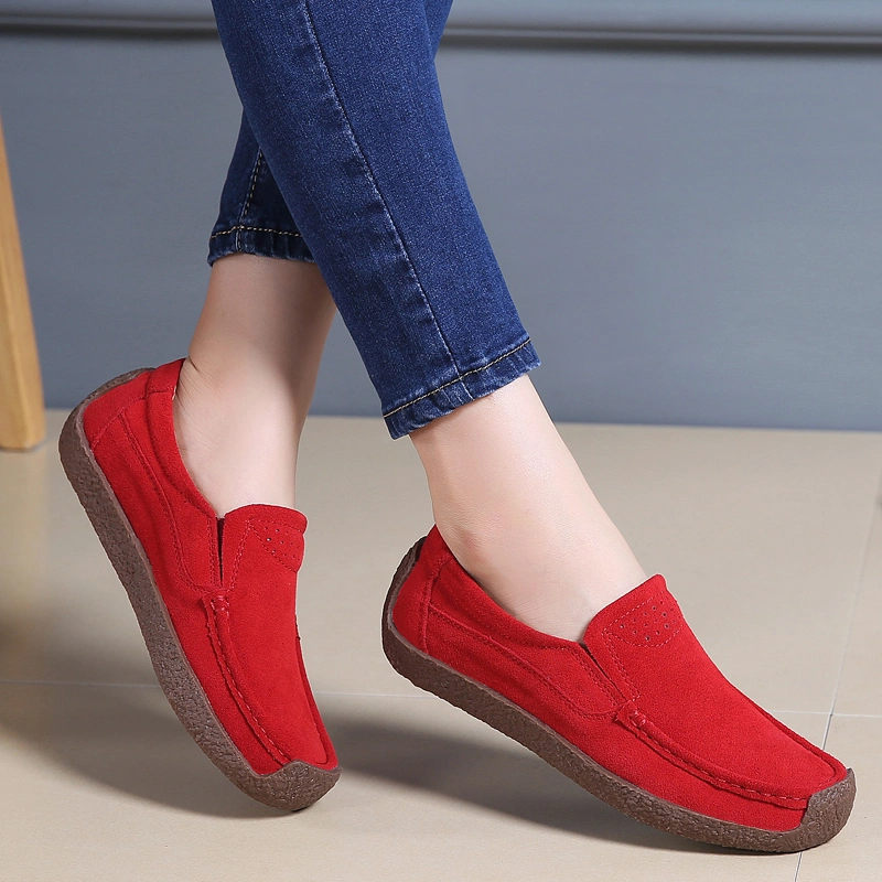 Classic Casual Genuine Leather Driving Moccasins Penny Loafers Shoes Women