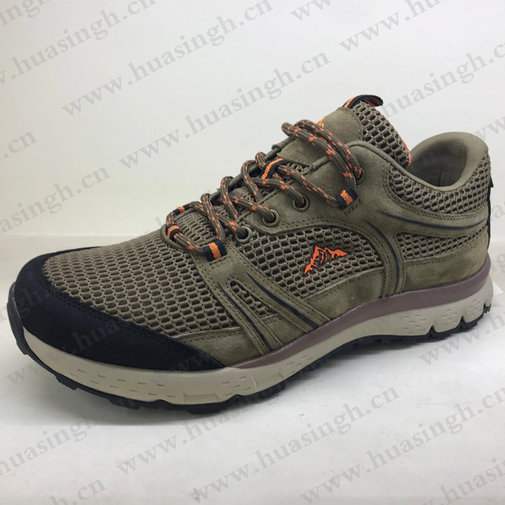 Zh, China Factory Wholesale Men /Women Durable Outdoor Hiking Shoes Strong Anti-Slip Multi-Color Shockproof Running Shoes HSS418