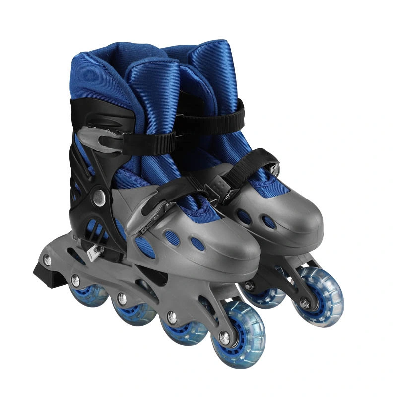 Adjustable Skates Outdoors Sport PVC Skating Shoes for Boys Girls