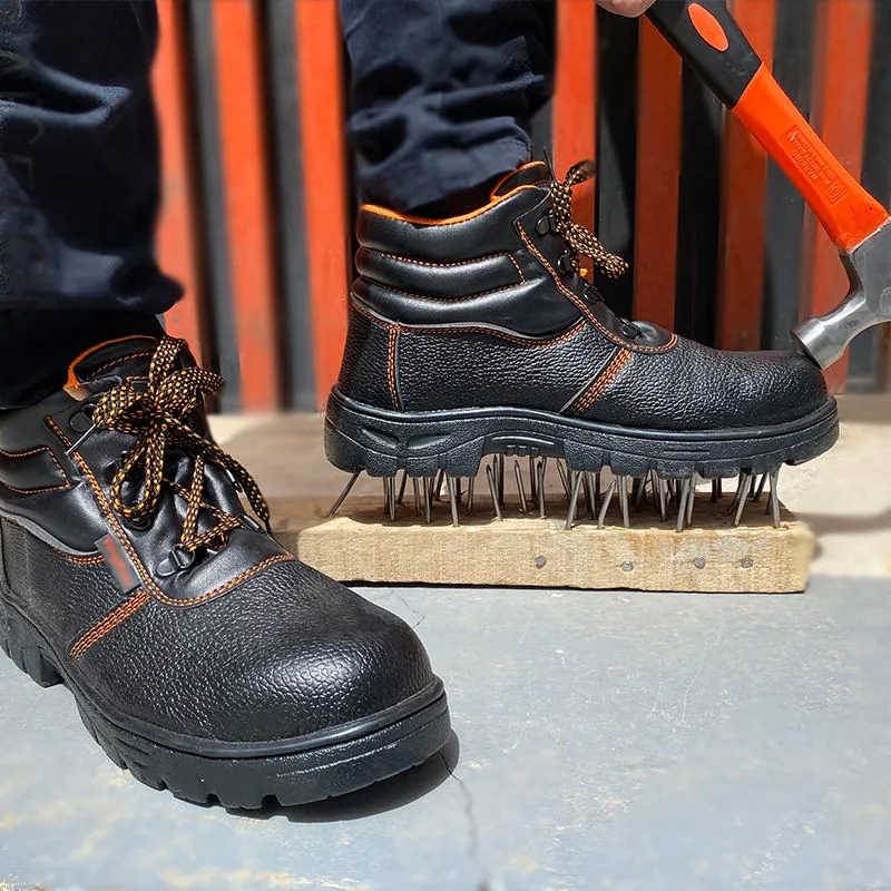 Safety Jogger Desert S1p Steel Toe Working Safety Shoes Bwoking Boots Hiking Climbing Industrial Shoes Khakis Black