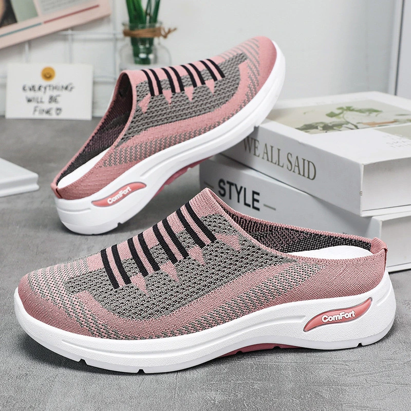 Hot Breathable Athletic Running Socks Hiking Sneaker Sport Shoe Casual Sports Shoes Wholesale Footwear Ladies Shoes