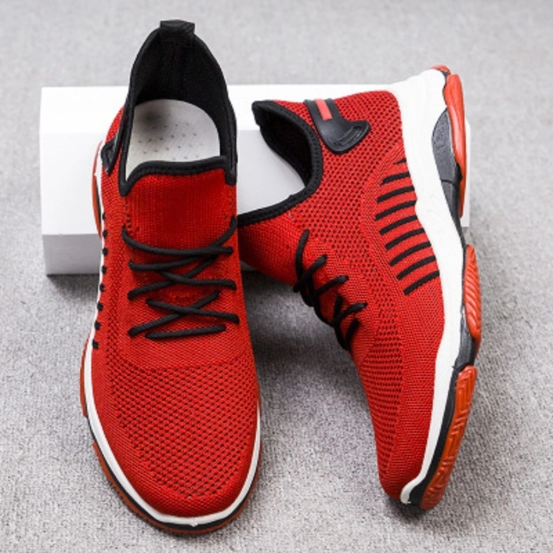 Mens Breathable Lace-up Nonslip Mesh Surface Slip-on Comfortable Casual Athletic Lightweight Walking Running Sports Shoes Esg13703