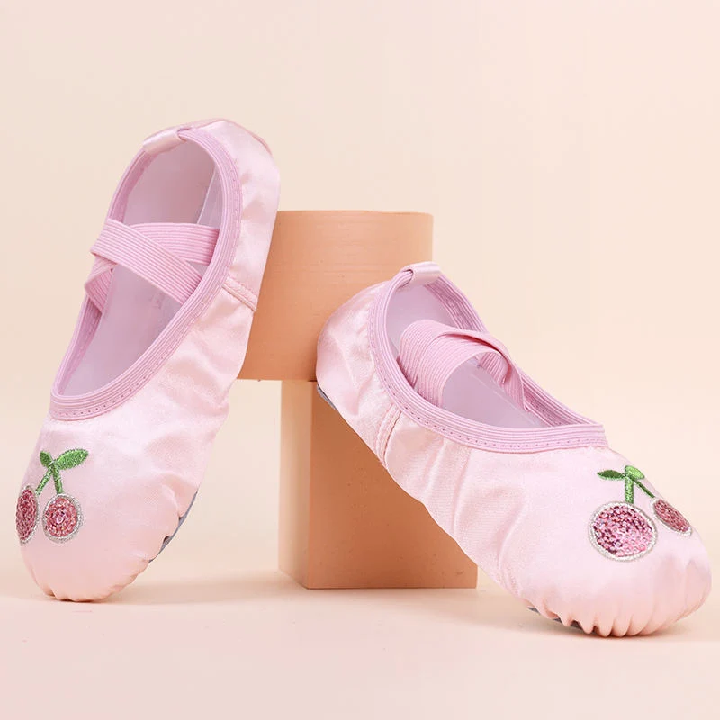 Slippers Split Sole Ballerina Practice Shoes Satin Ballet Dance Shoes