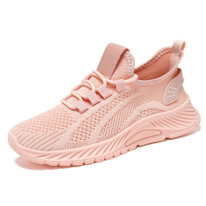 Yoyi Abpopa Casual Light Weight Unisex Sneakers Breathable Fly Knit Sport Walking Running Shoe