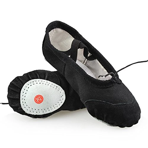 Children Ballet Slippers Soft Sole Professional Canvas Dance Training Shoes for Ballet