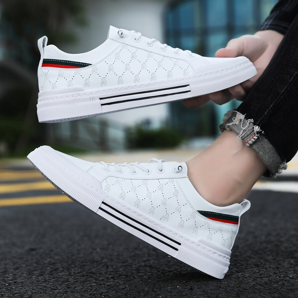 Wholesale Factory Luxury White Print Walking Style Casual Shoes