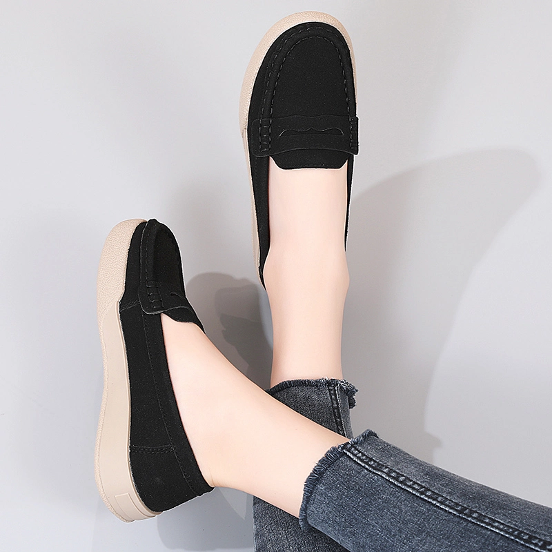 Dignified Cozy Casual Shoes Women Fashion Shoe Flats Platform Shoes Woman Dress Loafers