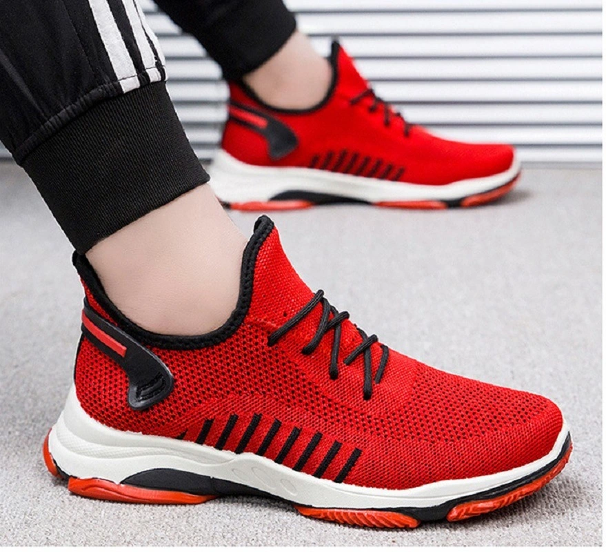 Mens Breathable Lace-up Nonslip Mesh Surface Slip-on Comfortable Casual Athletic Lightweight Walking Running Sports Shoes Esg13703