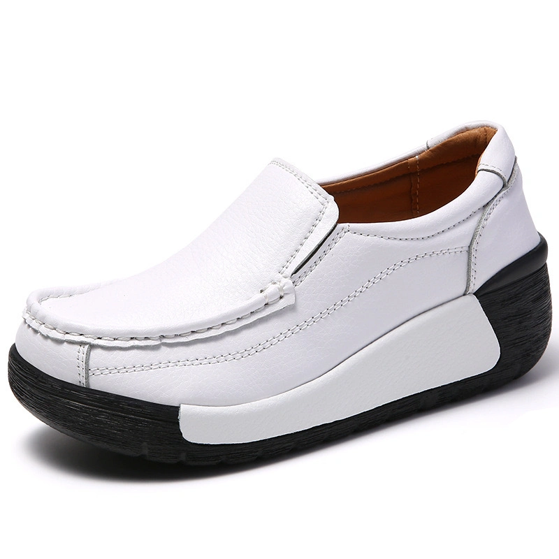 2024 Wedge Platform Womens Fashion Shoes Slip on Loafer