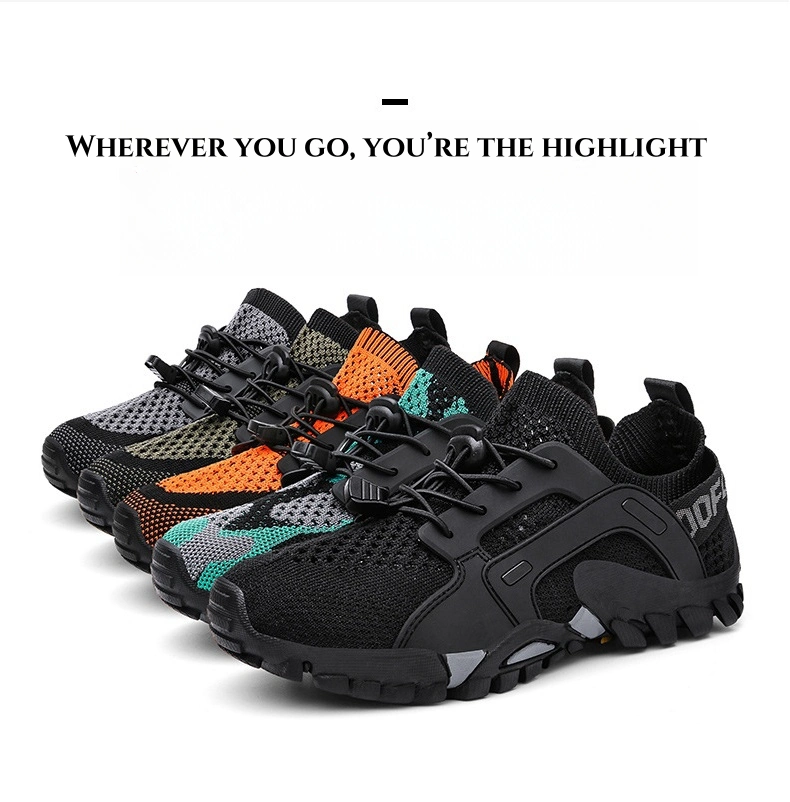 Durable Lightweight Breathable Comfort Outdoor Hiking Sport Shoes for Men Running Sneaker