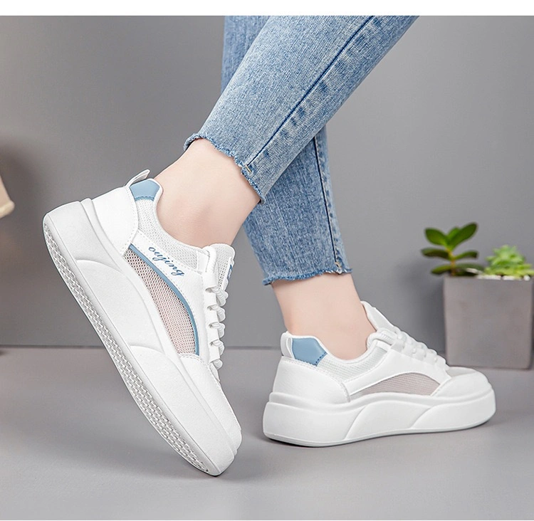 New Trendy Lady Fashion Summer Sneakers Sporting Shoes Casual Youth Athletic-Sports-Shoes for Women Jogging Running Tennis Ladies Flat Leisure Female Shoes