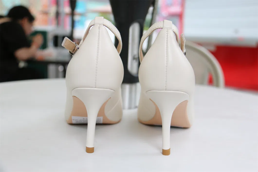 Strap Lady Stiletto Heel Leather Dress Wedding Party Women Fashion Office Shoes