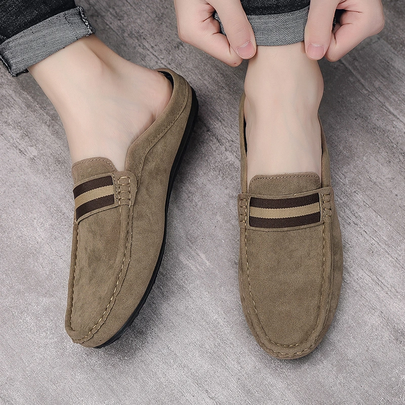 Men Casual Walking Style Smart Suede Leather Shoes Summer Style Loafers Mocasin Dress Shoes