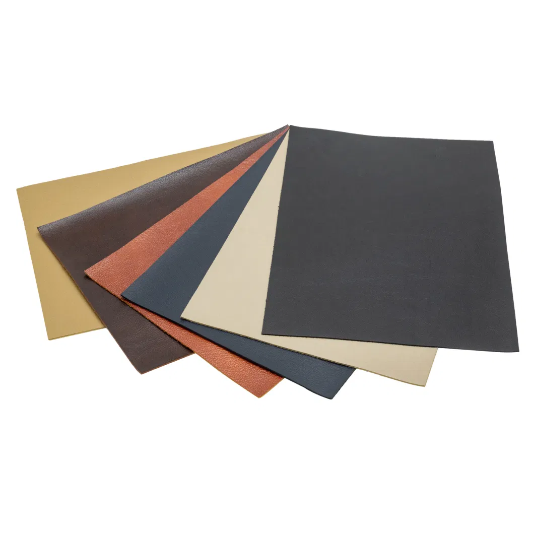 Artificial Leather Fabric Vintage Retail Leaves Print Paper Transfer PU Synthetic Leather Material with Tc Backing Fabric for Clothing, Shoes