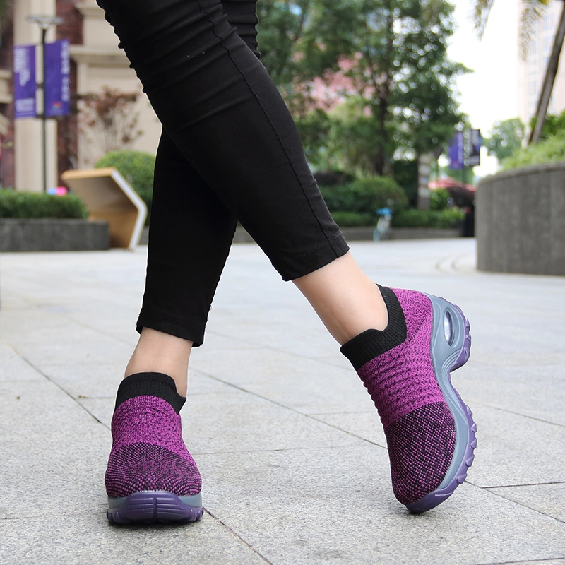 Spring Women Sneakers Shoes Autumn Flat Slip on Platform Tenis for Women Breathable Mesh Sock Sports Shoes