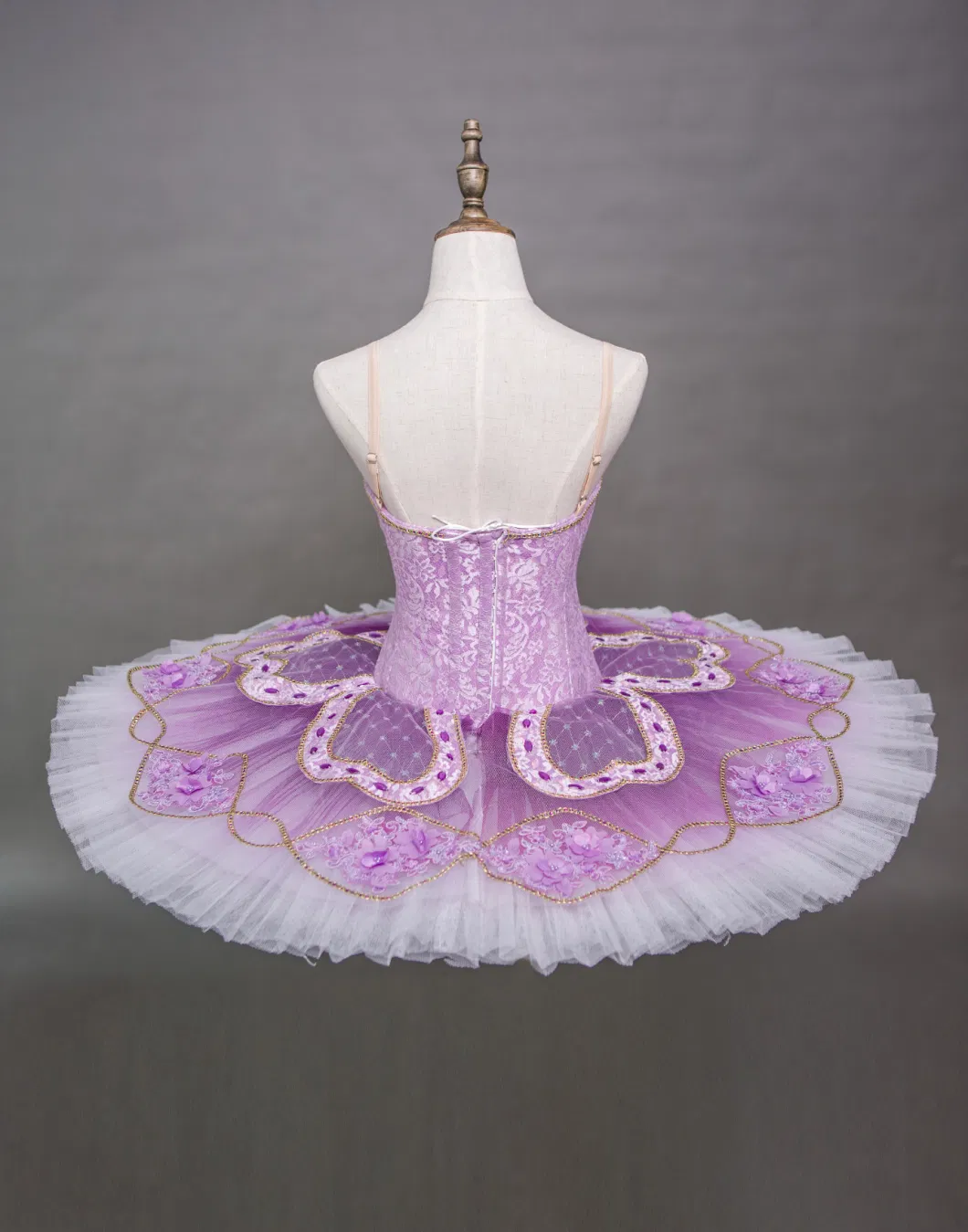 High Quantity MOQ 1PCS Custom Size Performance Competition Elegent Purple Adult Ballet Tutu