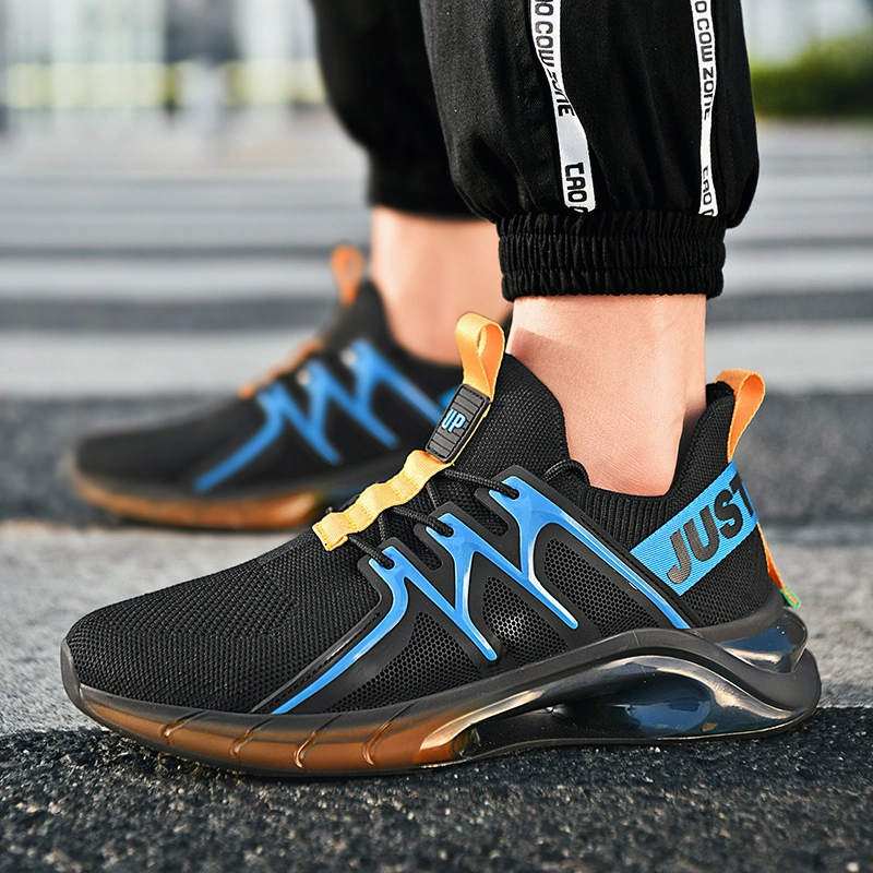 Mens Fashion Casual Comfortable Shock Absorption Sports Shoes Male Running Cushion Outdoor Jogging Shoes