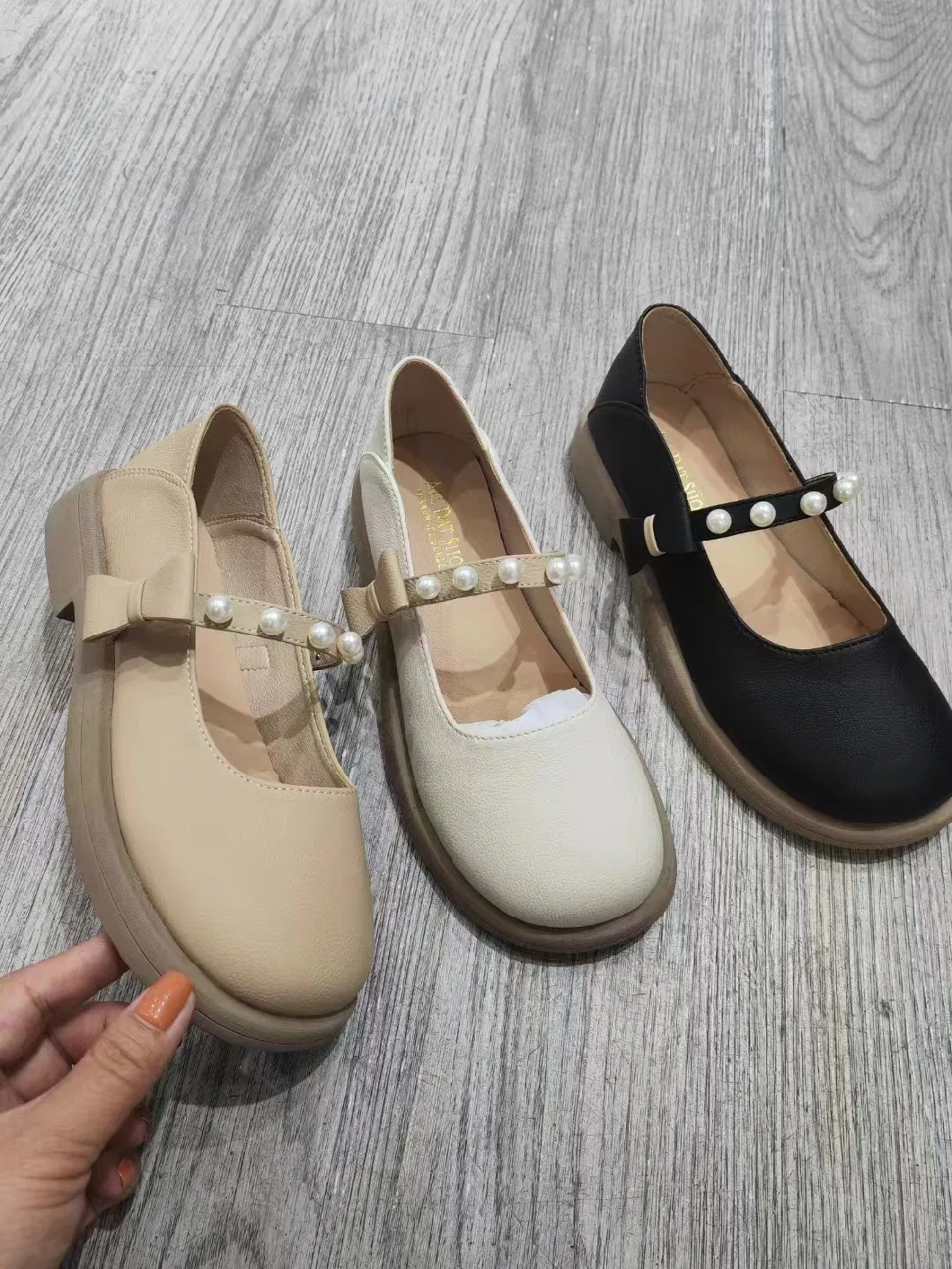 Wholesale Replicas Original Brand Leather Women-S-Shoes Ladies Stylish Work Casual Footwear Shoe