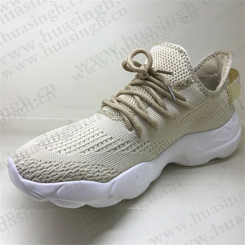 Ywq, Anti-Tear Cotton Fabric Fashion Sport Shoe Abrasion Resistant White Rubber Outsole Running Shoe HSS410