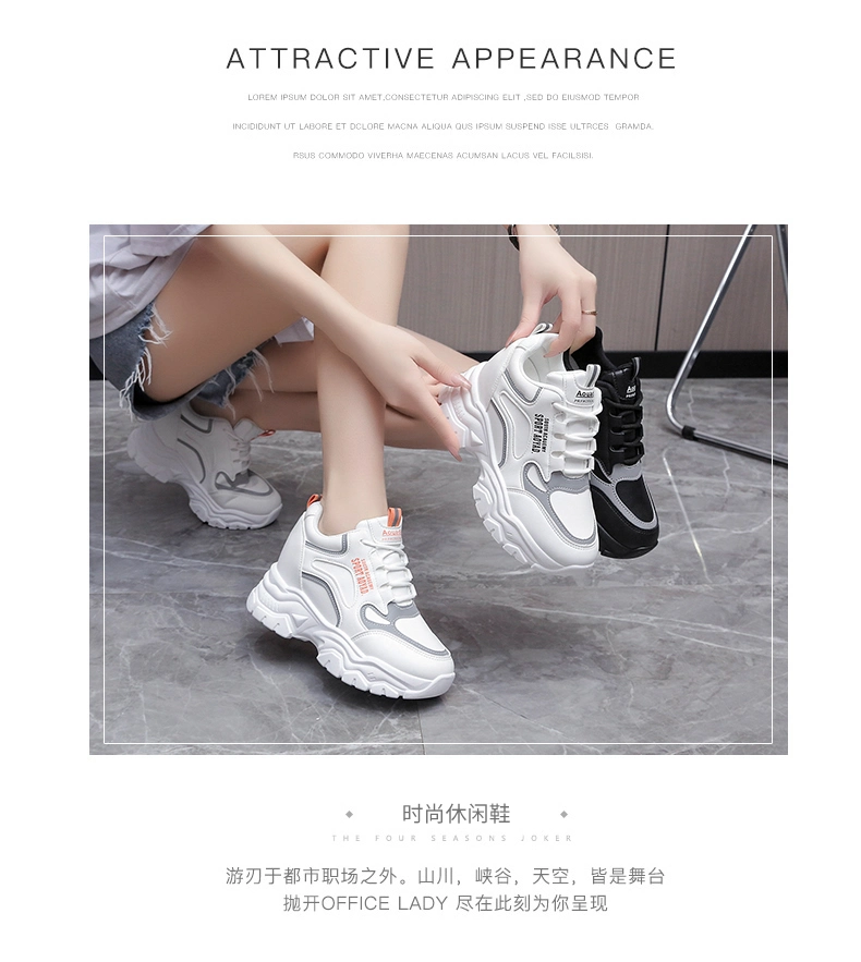 Zonxan Sneaker off Model White Casual Shoes Woman Fashion Trainer Outdoor Thick Bottom Sneaker Running Sneakers Outfit High Quality Walking Footwears Mens Shoe