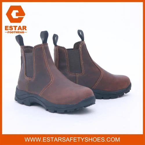 Waterproof Man Shoes Slip Resistant Outsole Elastic Sided Pull on Ankle Boot