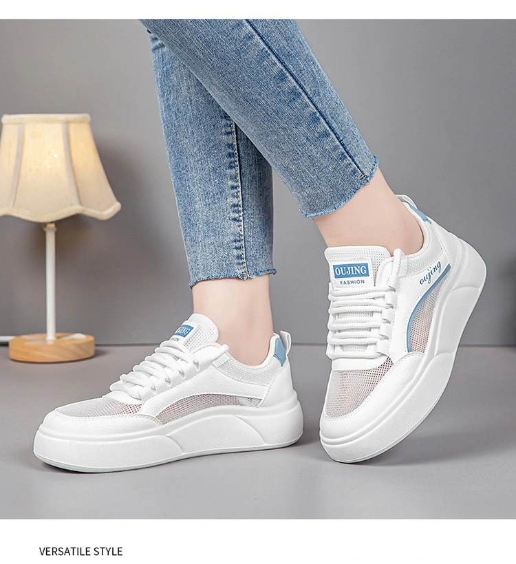 New Trendy Lady Fashion Summer Sneakers Sporting Shoes Casual Youth Athletic-Sports-Shoes for Women Jogging Running Tennis Ladies Flat Leisure Female Shoes