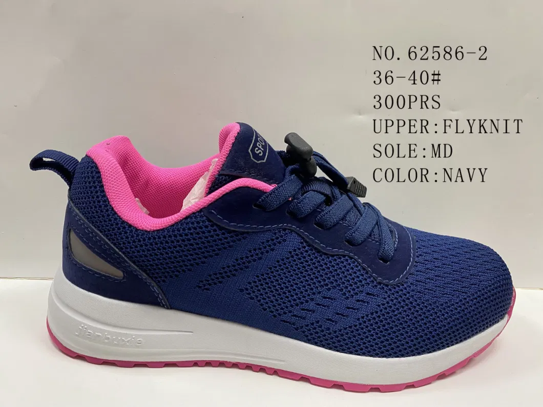 Good Quality Walking Shoes Comfortable Running Sport Stock Shoes for Men and Lady