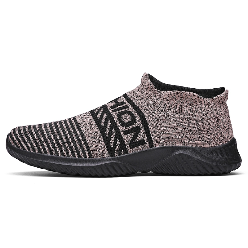 Fashion Wen Shoes Flying Knitting Sport Spring Autumn Jogging Walking Outdoor Garden Male Sneakers Wholesale Discount Shoes