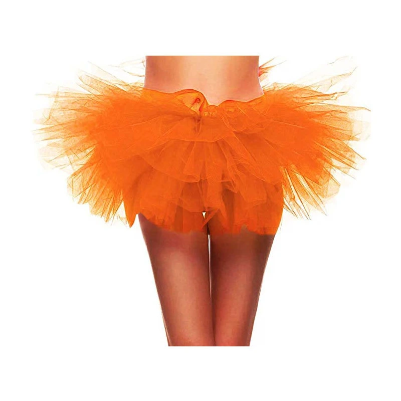 Customized Women Adult Mesh Tutu Skirt Princess Five Layers Elastic Waist Ballet Party Sexy Dance Skirts