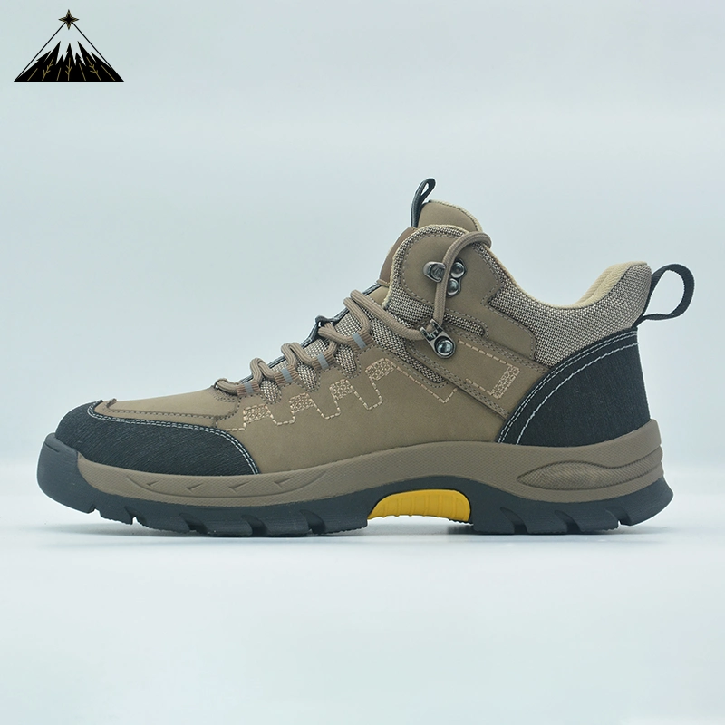 Genuine Leather Light Weight Fashion Casual-Shoes for Man Air Mesh Outdoor Breathable Comfort