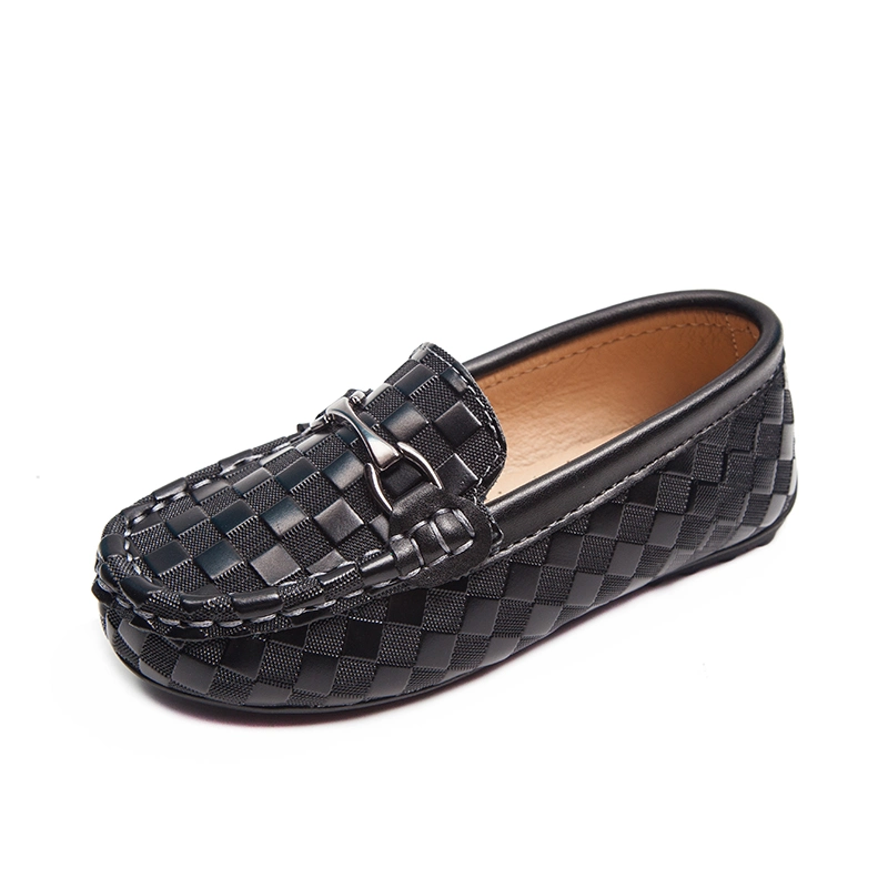 High Quality Wholesale Hot Sale Genuine Leather Boys Shoes Kids Loafer