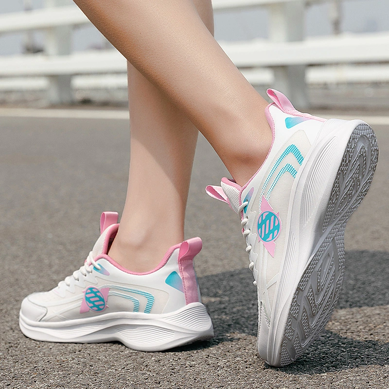 Women&prime; S Trendy Casual Sneakers Lightweight Breathable Oversized Running Shoes