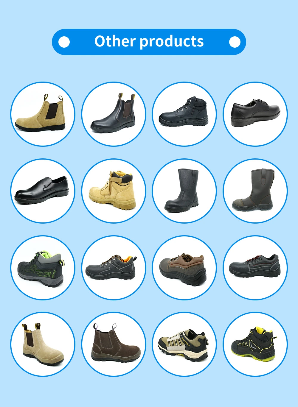 Popular Style Men Steel Toe Anti Smash Anti Piercing Breathable Fashion Work Shoes for Sale