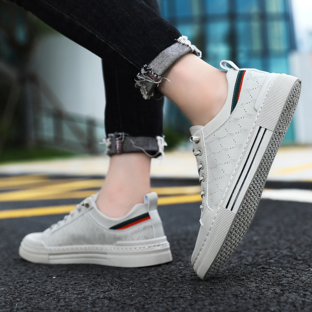 Wholesale Factory Luxury White Print Walking Style Casual Shoes